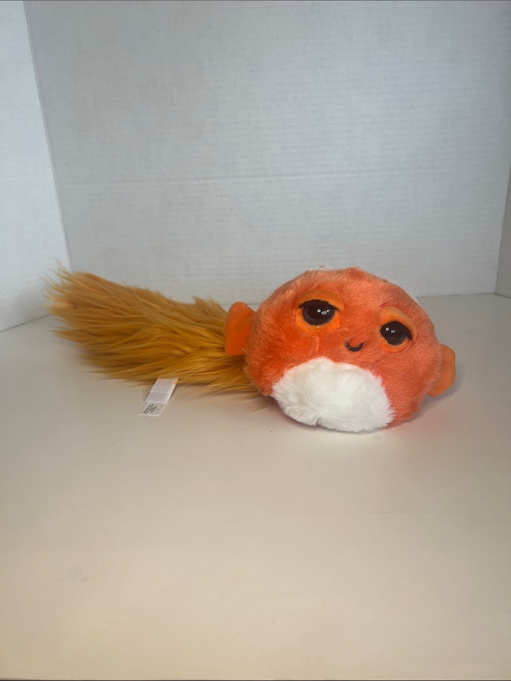 The Petting Zoo Cometz Orange Clownfish Clip-On Plush Stuffed Animal 14" NWT